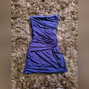 NEW Purple Strapless Bodycon Dress